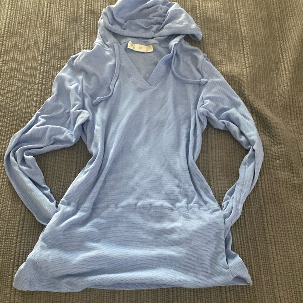 Women’s Blue Breathable Hoodie